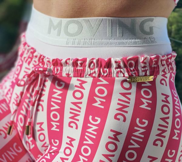 Legging Boxer Empina Bumbum Moving Brand Pink Exclusiva