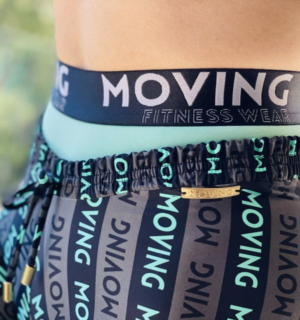 Legging Boxer Empina Bumbum Moving Brand Menta Exclusiva