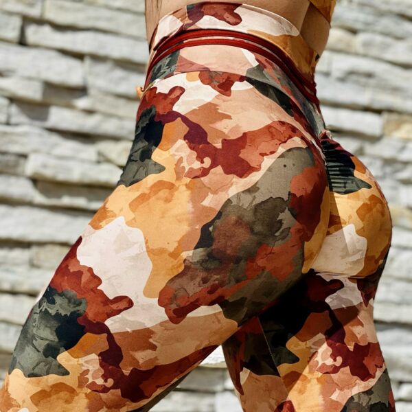 Legging Empina Bumbum Camuflado Militar Exclusiva