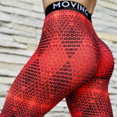 Legging Épic Comum Red Tressed Exclusiva