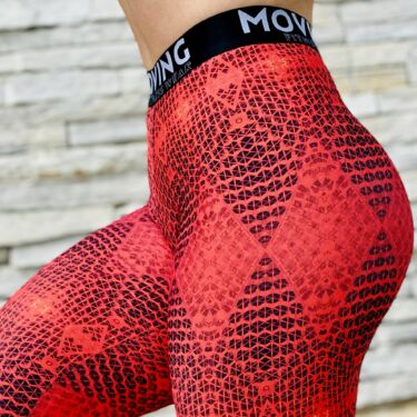 Legging Épic Comum Red Tressed Exclusiva