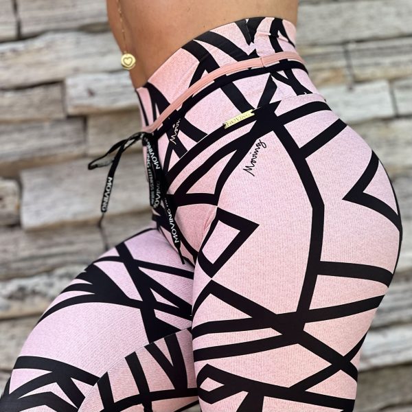 Legging Comum Tech Rosê Exclusiva