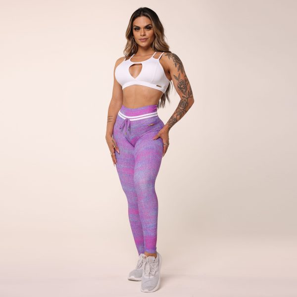 LEGGING EMPINA BUMBUM JEANS COOL LILAC EXCLUSIVA - Image 8