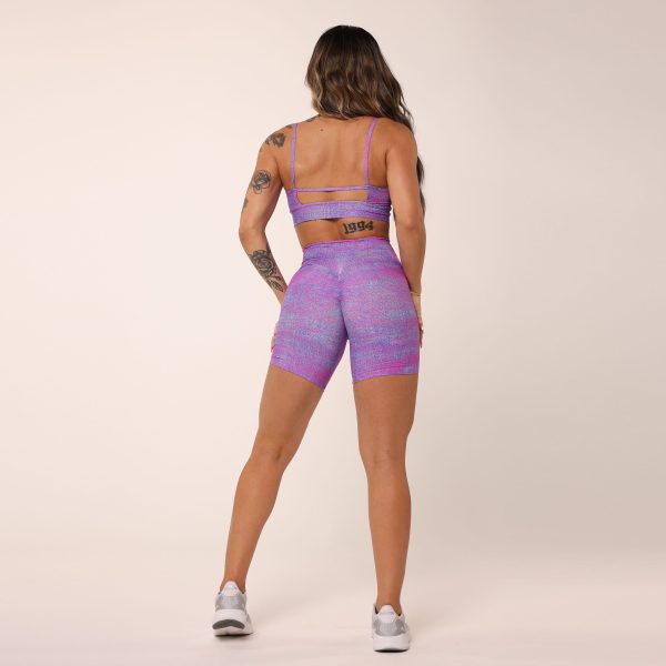 SHORT EMPINA BUMBUM JEANS COOL LILAC EXCLUSIVA - Image 8