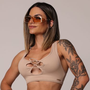 TOP TRANÇADO NUDE