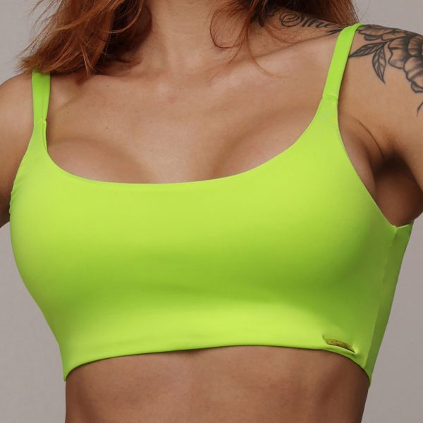 TOP ESSENTIAL AMARELO NEON