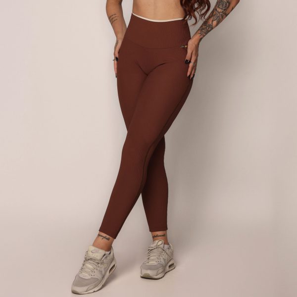 LEGGING HEART BICOLOR JACQUARD CANELADO DOLCE - Image 2