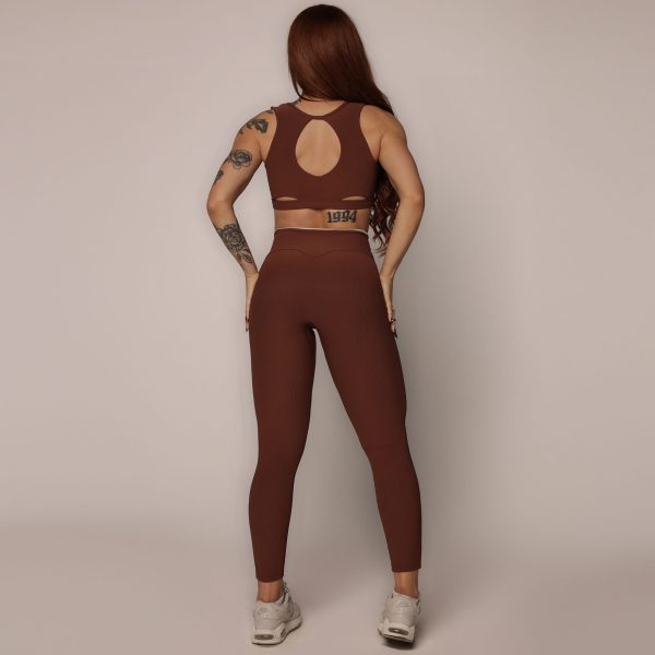 LEGGING HEART BICOLOR JACQUARD CANELADO DOLCE - Image 5