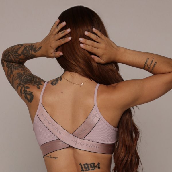 TOP MILANO JACQUARD CANELADO ROSA SECO - Image 2