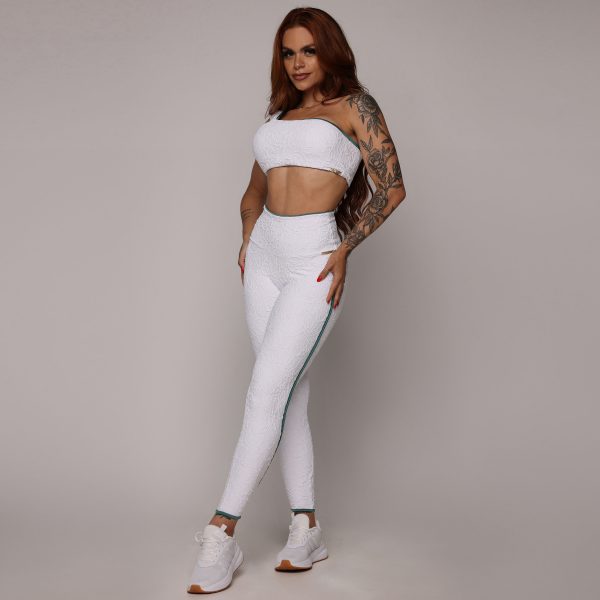 LEGGING LIVE EMPINA BUMBUM JACQUARD PERLÊ BRANCO - Image 6