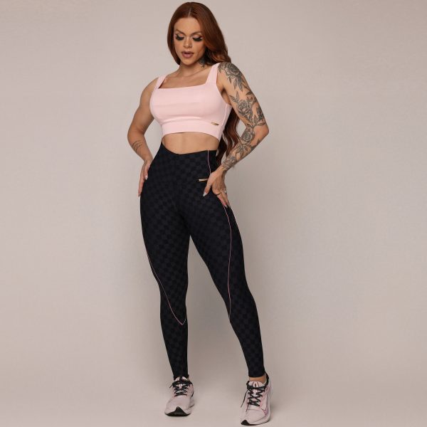 LEGGING HOPE JACQUARD XEQUE-MATE PRETO - Image 5