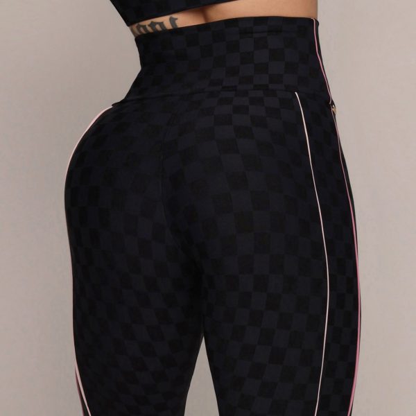 LEGGING LINES JACQUARD XEQUE-MATE PRETO - Image 2