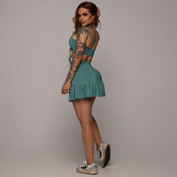 SHORT-SAIA MUST HAVE VERDE LAGUNA - Image 8