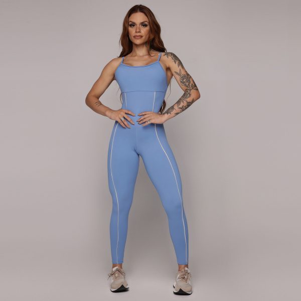 MACACÃO QUEENS AZUL CELESTE