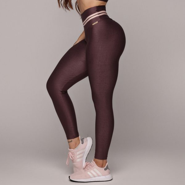 LEGGING EMPINA BUMBUM GLOSSY AÇAÍ - Image 2