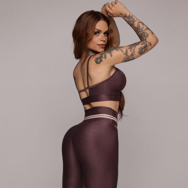 LEGGING EMPINA BUMBUM GLOSSY AÇAÍ - Image 5