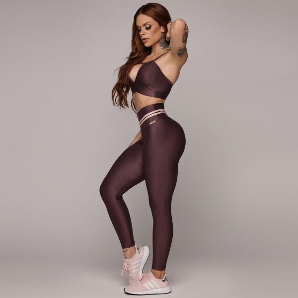 LEGGING EMPINA BUMBUM GLOSSY AÇAÍ - Image 6