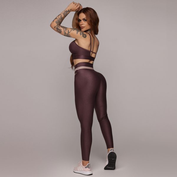LEGGING EMPINA BUMBUM GLOSSY AÇAÍ - Image 9