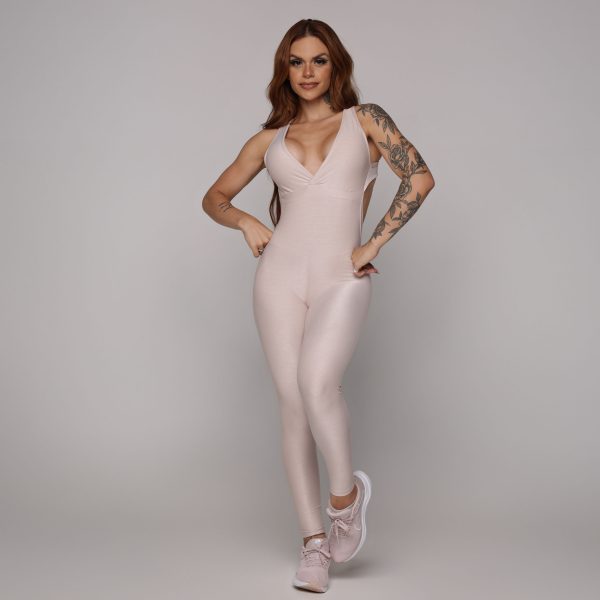 MACACÃO NOCAUTE EMPINA BUMBUM GLOSSY BLUSH - Image 3