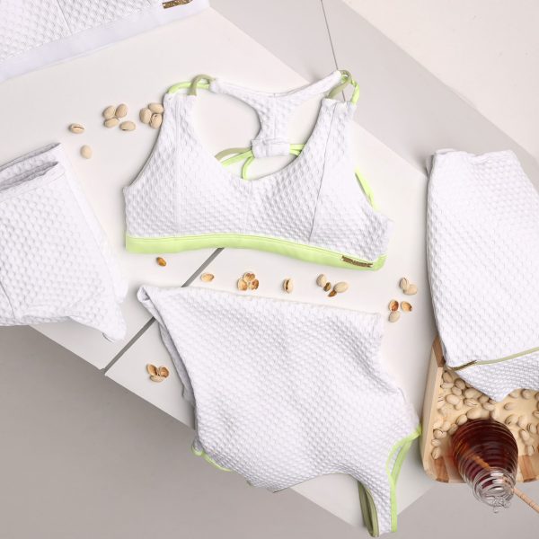 TOP QUEBEC JACQUARD BEEHIVE PEARL - Image 2