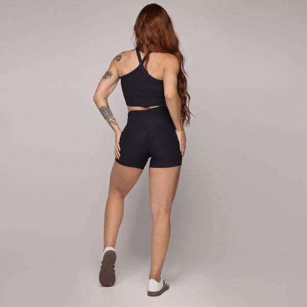 SHORT HEART JACQUARD CANELADO PRETO - Image 4