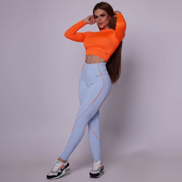 LEGGING HOPE JACQUARD ROUND CÉU AZUL - Image 8