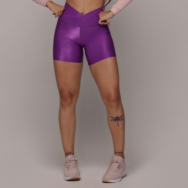SHORT SENSE GLOSSY PÚRPURA - Imagem 3