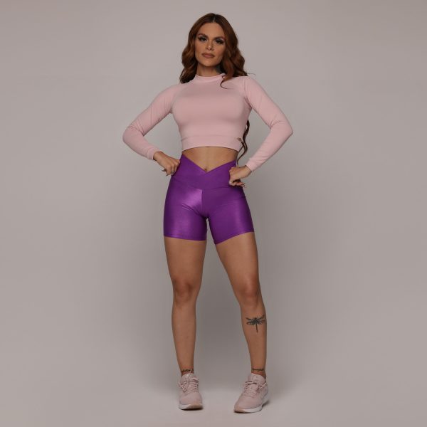 SHORT SENSE GLOSSY PÚRPURA - Imagem 6