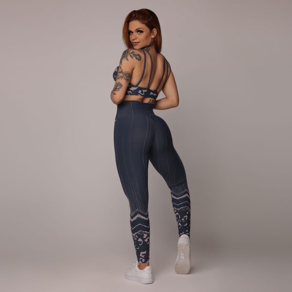 LEGGING COMUM JACQUARD ANIMAL COM BRANCO - Imagem 5