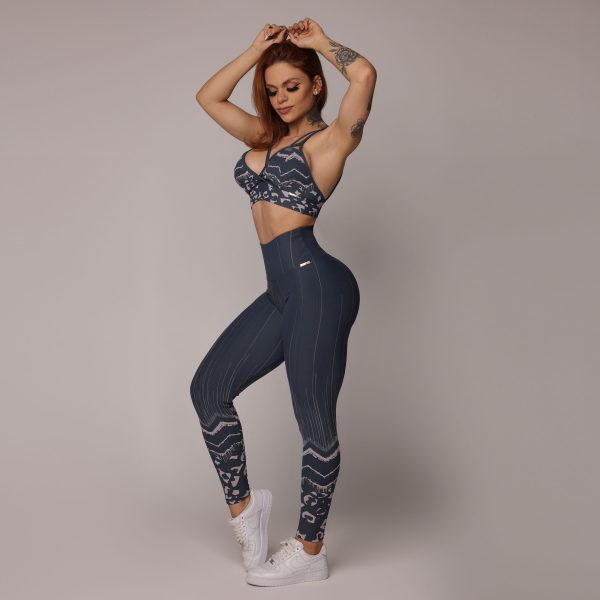 LEGGING COMUM JACQUARD ANIMAL COM BRANCO - Imagem 6
