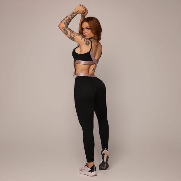 LEGGING ÉPIC JACQUARD FLUFFY BLACK - Imagem 7
