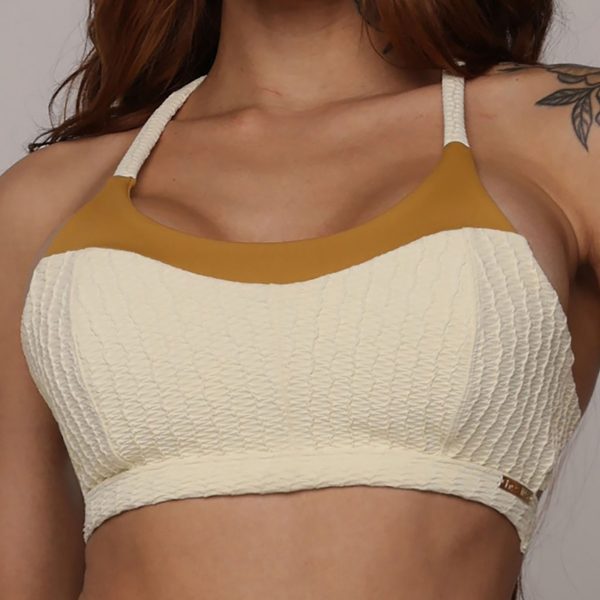 TOP LOS ANGELES JACQUARD SAVOIR BAUNILHA