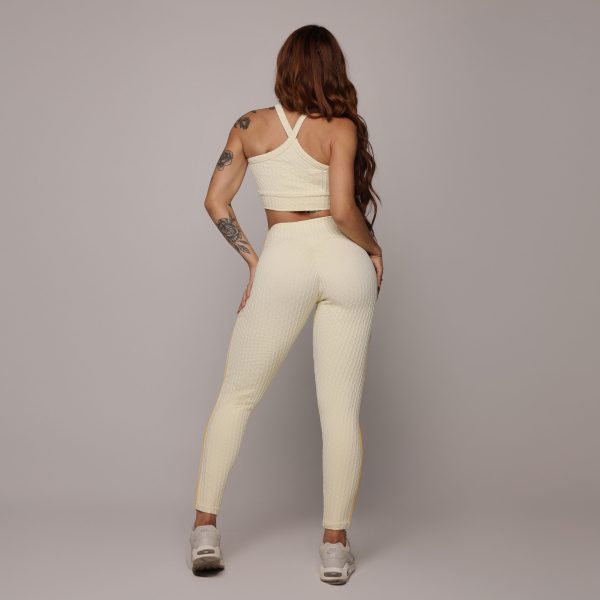 TOP TULIPA JACQUARD SAVOIR BAUNILHA - Imagem 6