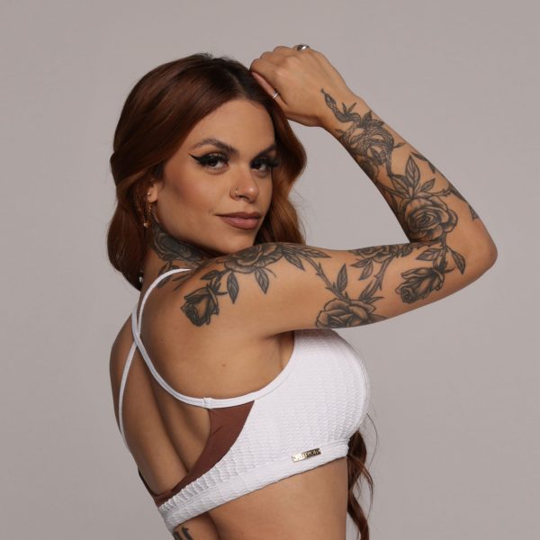TOP DETROIT JACQUARD SAVOIR BRANCO - Imagem 3