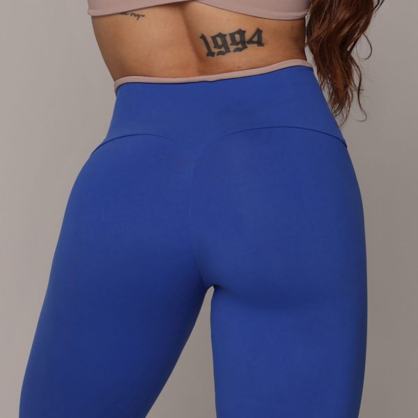 LEGGING HEART BICOLOR AZUL SAFIRA - Imagem 2