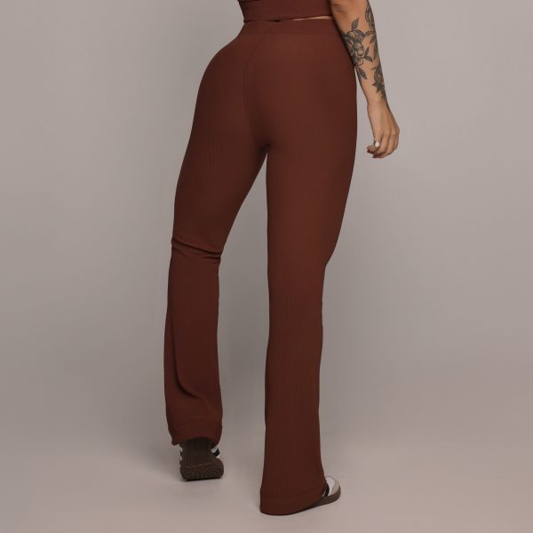 CALÇA FLARE JACQUARD CANELADO DOLCE - Imagem 2