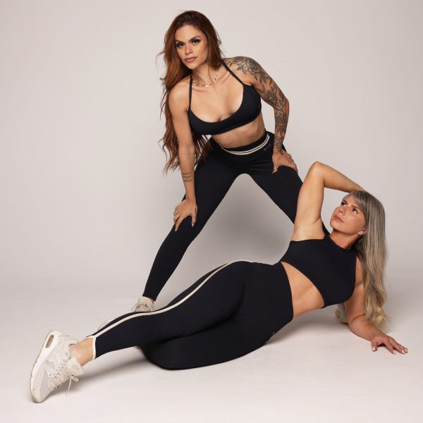 LEGGING EMPINA BUMBUM JACQUARD SAVOIR PRETO - Imagem 9
