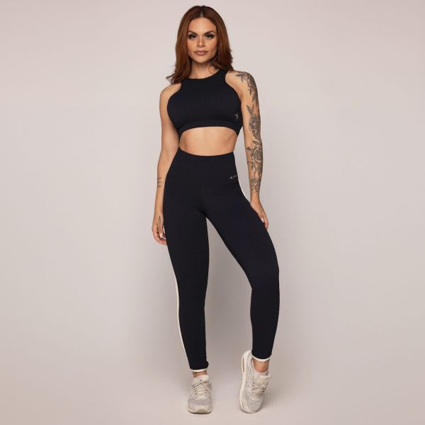 LEGGING LIVE JACQUARD SAVOIR PRETO - Imagem 6