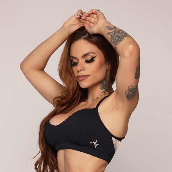 TOP DETROIT JACQUARD SAVOIR PRETO - Imagem 3