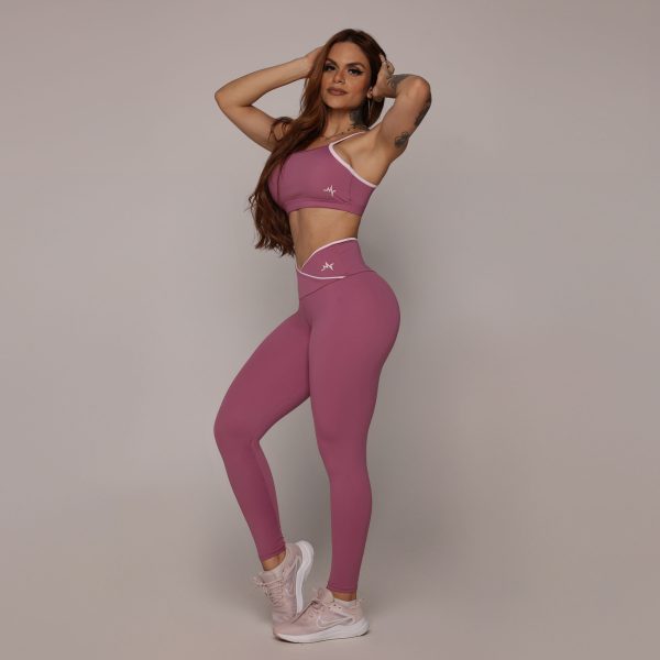 LEGGING SENSE BICOLOR ROSA QUEIMADO - Imagem 6