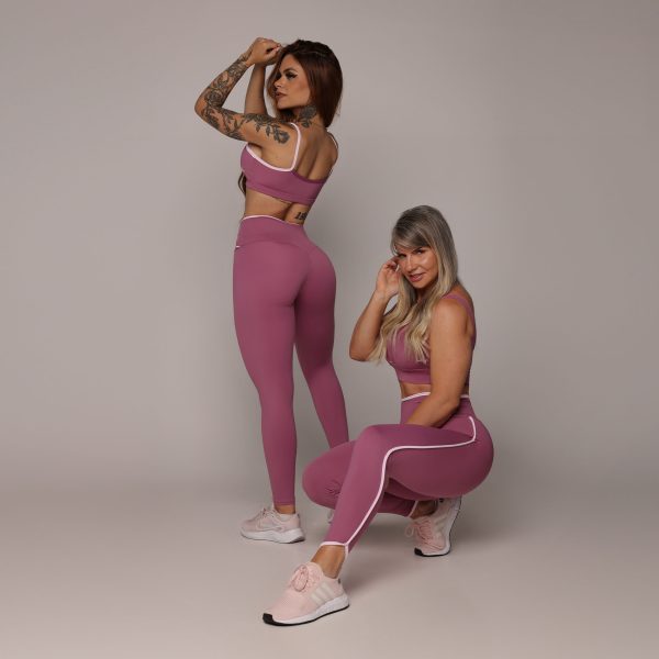 LEGGING SENSE BICOLOR ROSA QUEIMADO - Imagem 7