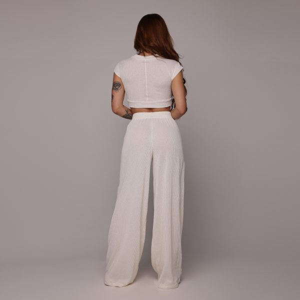 CROPPED CARMEL CANELADO OFF-WHITE - Imagem 4