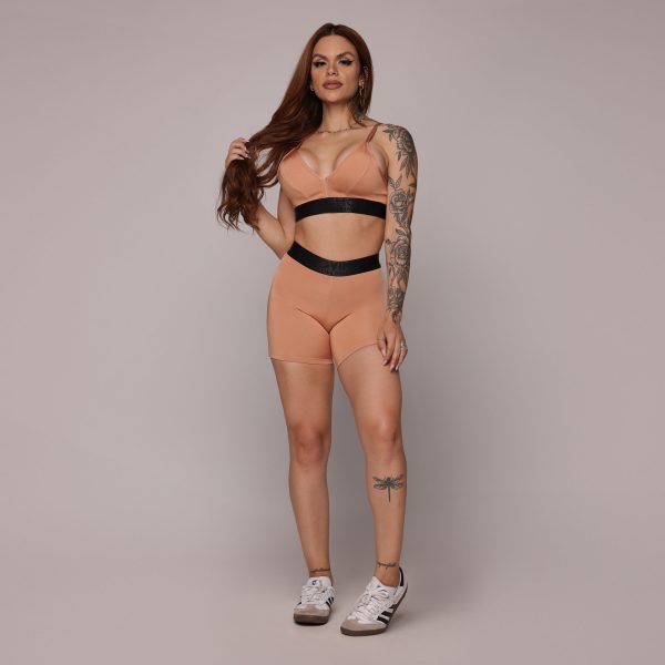 SHORT ÉPIC BLACKOUT GLOSS PEACH - Imagem 3