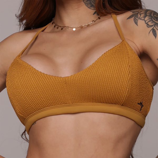 TOP DETROIT JACQUARD CONFORT CARAMELO