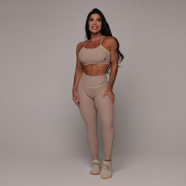 LEGGING WALK EMPINA BUMBUM JACQUARD DUNAS NUDE - Imagem 5