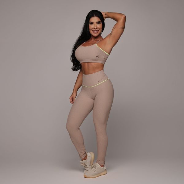 LEGGING WALK EMPINA BUMBUM JACQUARD DUNAS NUDE - Imagem 6