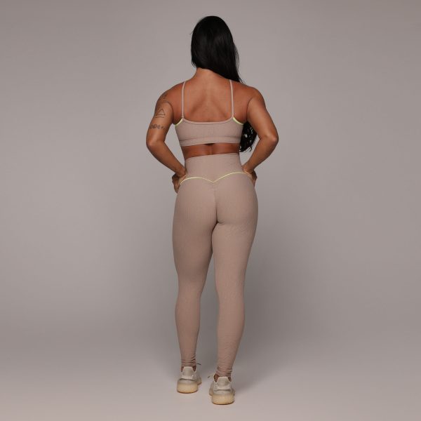 LEGGING WALK EMPINA BUMBUM JACQUARD DUNAS NUDE - Imagem 7