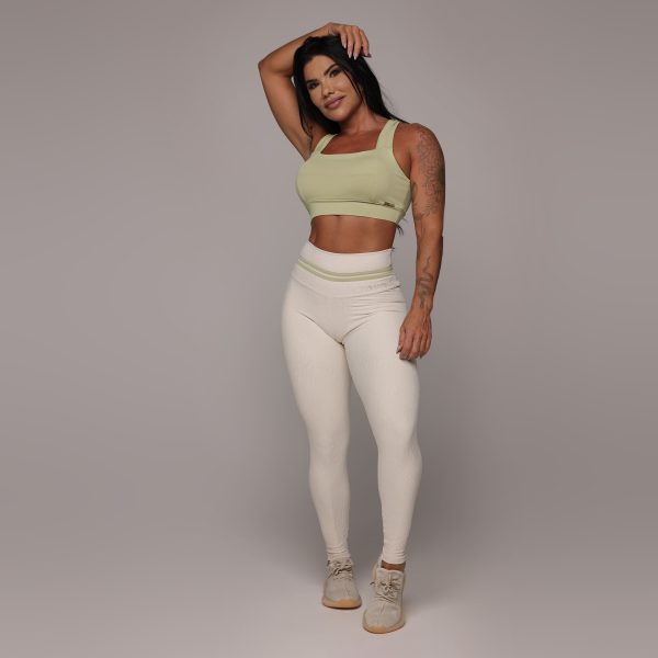 LEGGING HEART JACQUARD DUNAS OFF-WHITE - Imagem 3