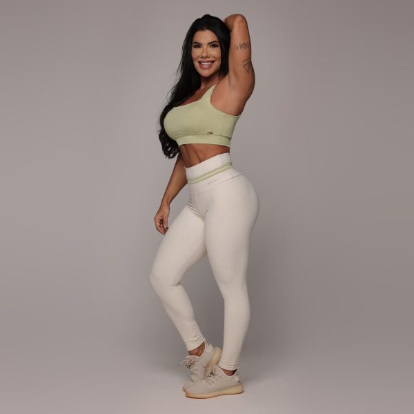 LEGGING HEART JACQUARD DUNAS OFF-WHITE - Imagem 5