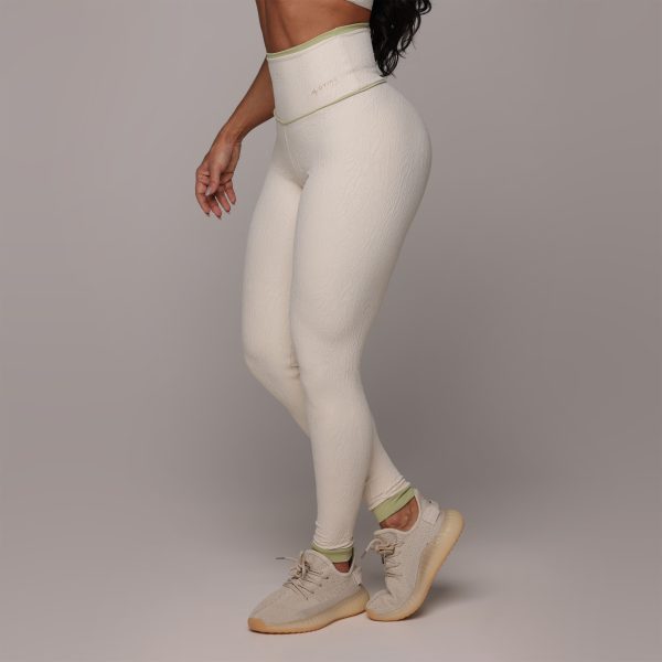 LEGGING WALK EMPINA BUMBUM JACQUARD DUNAS OFF-WHITE - Imagem 2